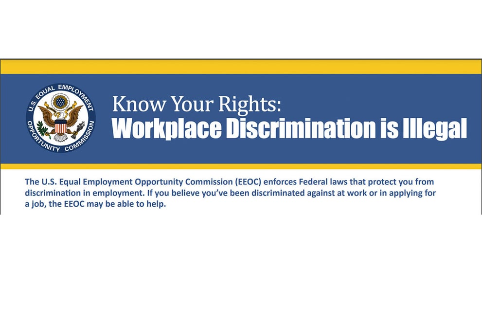 Reminder Employers Of 15 Must Post Eeoc Know Your Rights Poster