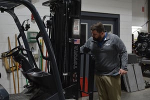 safety walkthrough at a dealership